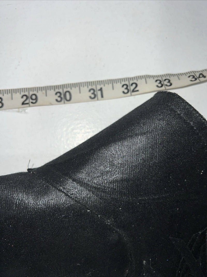 New Black 1849 Authentic Ranchwear Show Chaps Adjustable Waist 30” N-47