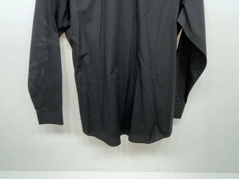 New Women’s Black Purple Ely Long Sleeve Button Up Shirt M #14119 3B-48