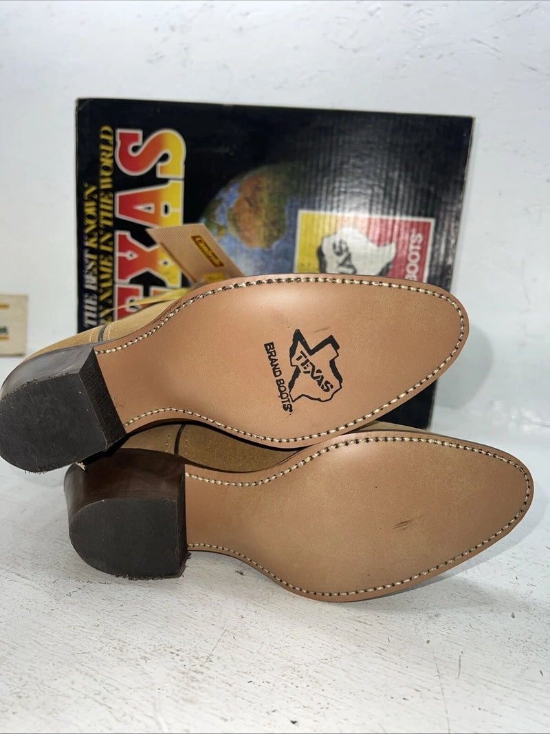 New Woman’s Brown Texas Brand Cowboy Boots. 4906 7 M. 17-5