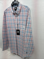 New Men’s ELY Cattleman Multiple Color Stripe Long Sleeve Button Up 2XL H-41