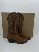 New Women’s Brown Texas Brand Cowboy Boots. 4501 5 M. 2-43