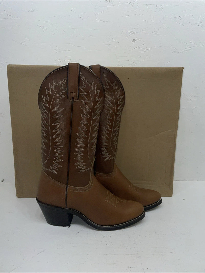 New Women’s Brown Texas Brand Cowboy Boots. 4501 5 M. 2-43