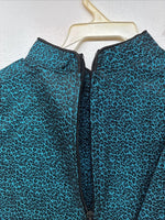 New Women’s 1849 RanchWear Blue Cheetah Print Zip Up Vest Small YY-45