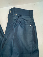 New Vintage Blue Polyester Pants #2624 3A-10