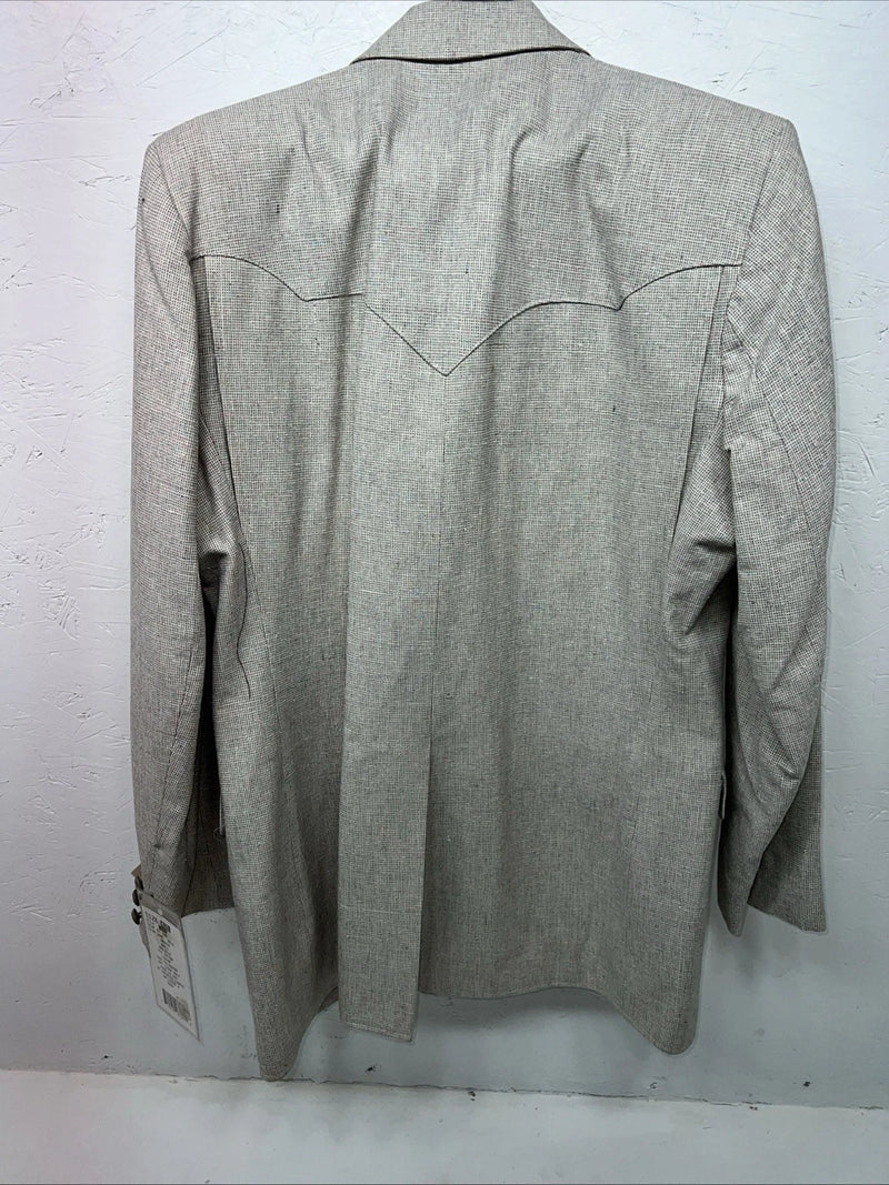New Men’s Pioneer Wear Grey Suit Jacket 40L #12007 T-610