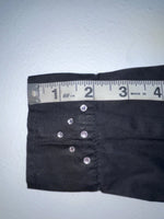 New Women’s Black Cumberland Outfitters Long Sleeve Button Up Shirt S 3B-109