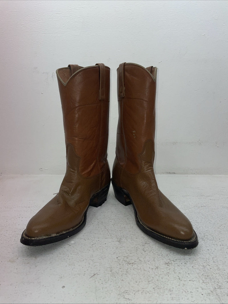 New Men’s Brown Neolite Cowboy Boots. 8112 9 D. 4-128