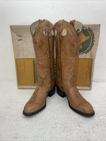New Womens Brown Texas Brand Cowboy Boots. L 195 5 M. 2-80