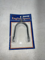 New Kelly Silver Star Silver Metal English Spurs #24-9995 L-500