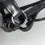 New Silver Fox Black Full Weymouth Show Bridle #20-05677-2-0 BB-36 