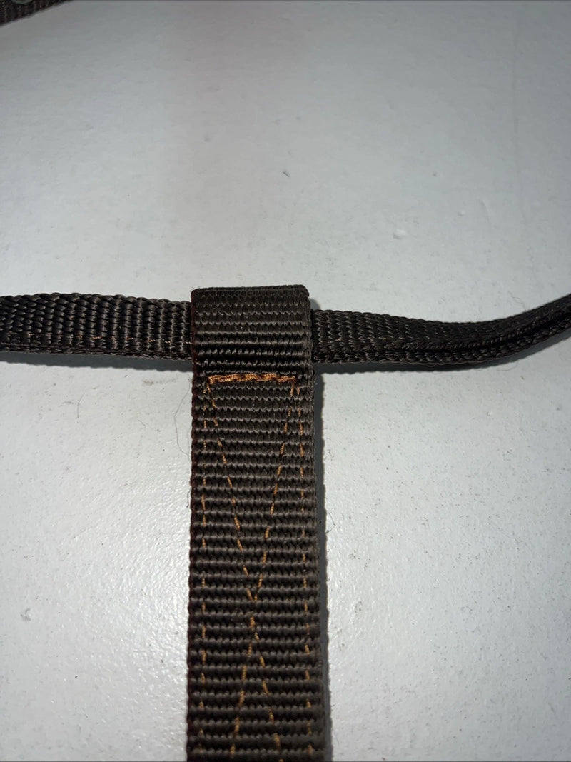 New ABetta Brown Nylon Colt/Cobb Web Halter #238523 3C-8