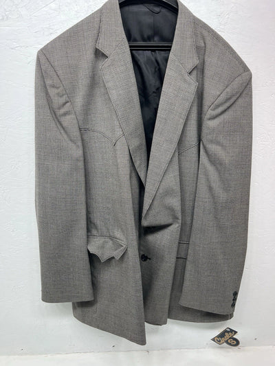 New Men’s Circle S Gray Suit Jacket 52R #24244 BB-601