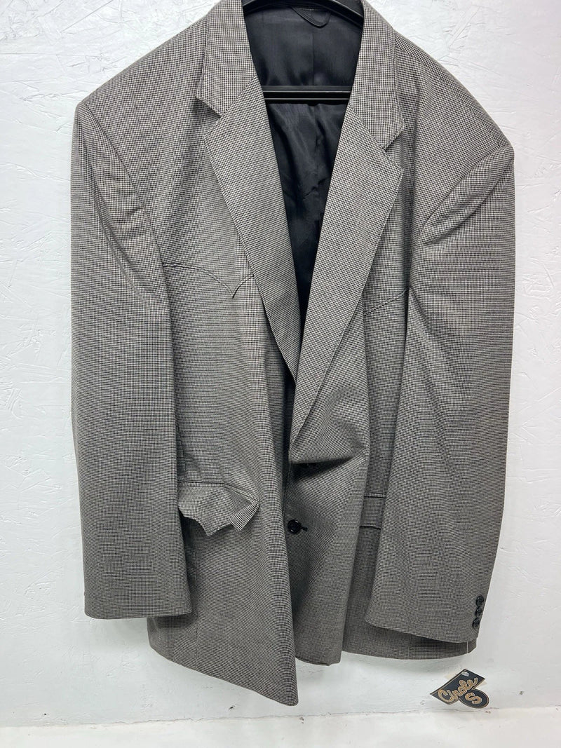 New Men’s Circle S Gray Suit Jacket 52R #24244 BB-601