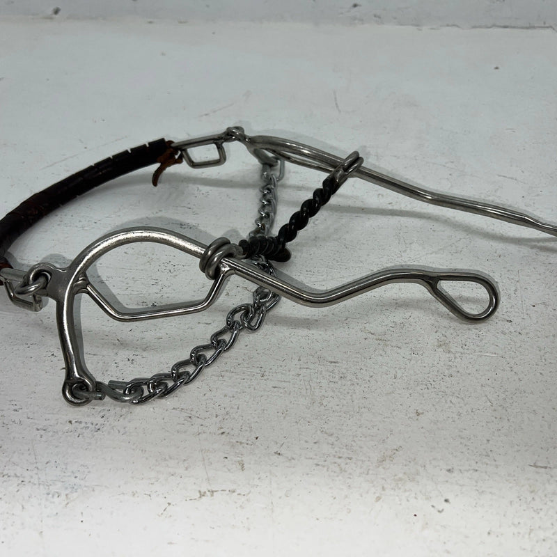 New Combo Bit Leather Nose Band #918 LLL-9