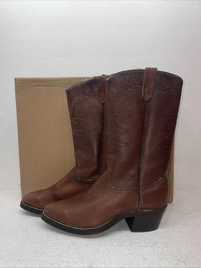 New Men’s Brown Texas Brand Cowboy Boots. 8031 8.5 8 1/2 D. 4-105
