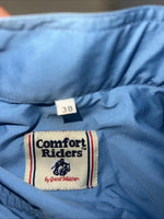 New Women’s Blue Sleeveless Tough 1 Comfort Riders English Shirt. 38 G-41