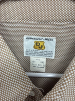 New Men’s Dickson Jenkins Brown Design Long Sleeve Pearl Snap 17.5 X 33 XL R-79