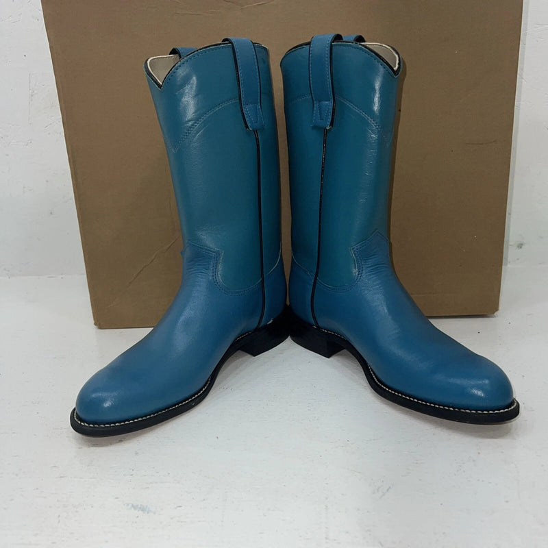 New Women’s Blue Texas Brand Cowboy Boots. 4438 5.5 5 1/2 M. 20-44