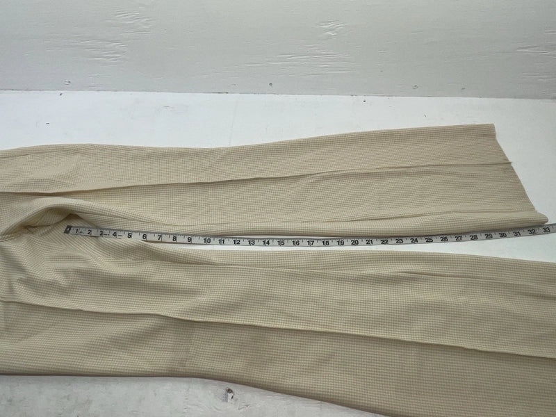New Vintage Cream Checkered Dickson Jenkins Polyester Pants #502 XX-16