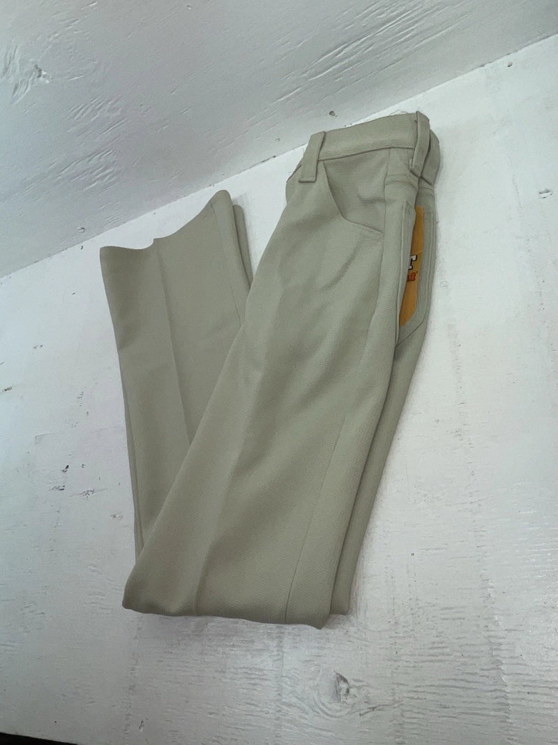 New Vintage Cream Lee Polyester Pants #2084612 3A-34