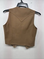 New Women’s Dickson Jenkins Tan Button Up Vest Size 30 TT-127