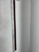 New Brown Genuine Leather Double S Tooled Belt #0701048 40 W-12