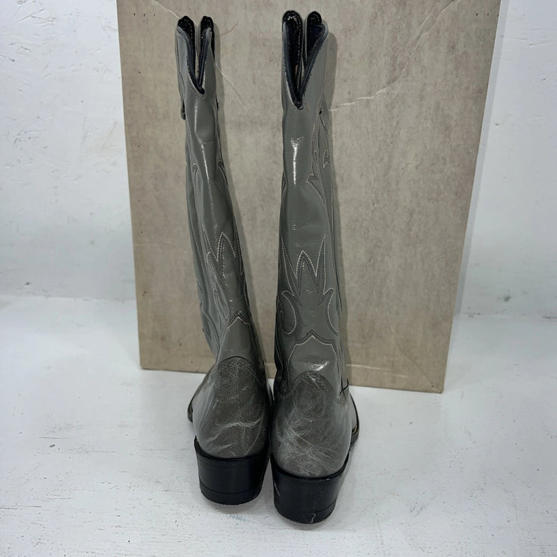 New Women’s Gray Texas Brand Cowboy Boots. L29 5.5 5 1/2 M. 20-17