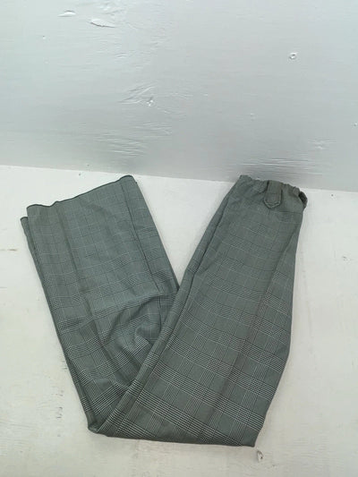 New Vintage Green Plaid Panhandle Slim Polyester Pants #1218 NN-152
