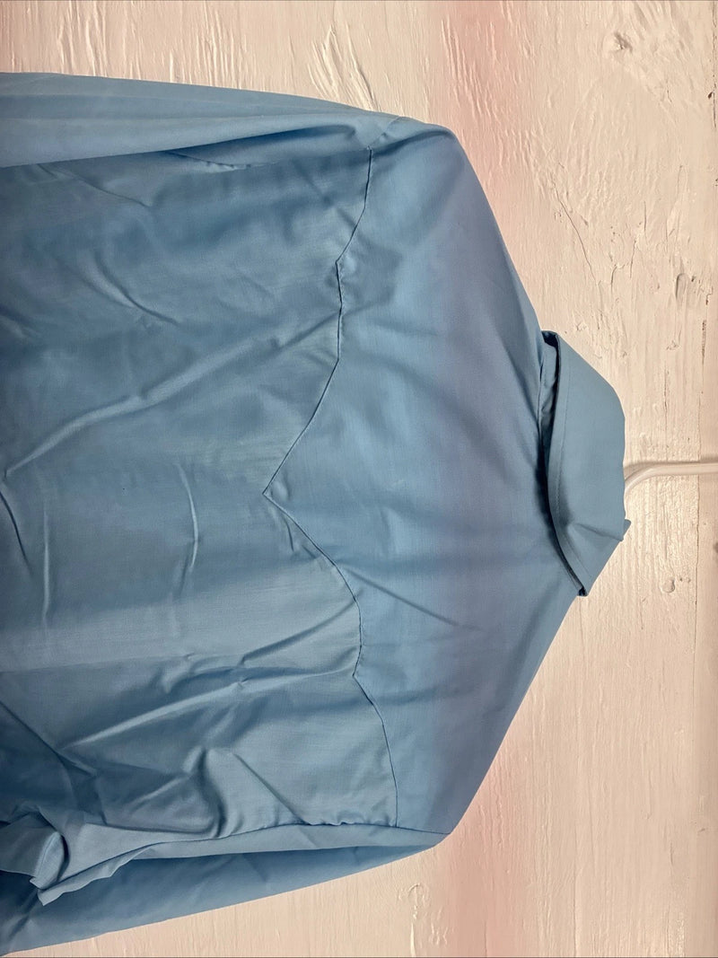 New Men’s Dickson Jenkins Blue Long Sleeve Pearl Snap 16 Large CC-70