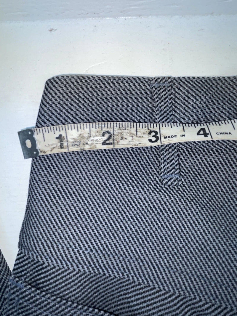 New Vintage Gray Speckled Miller Polyester Pants #2624 OO-73