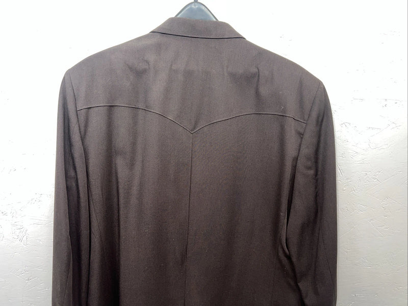 New Men’s Circle S Brown Suit Jacket 48L #1929 S-608