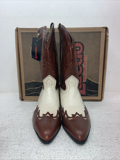 New Youth Brown Laredo Cowboy Boots. 01643 4.5 4 1/2 M. 22-90