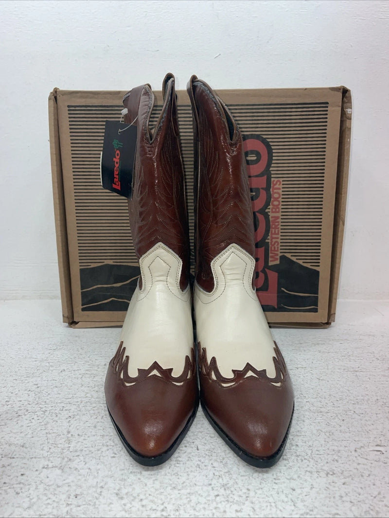 New Youth Brown Laredo Cowboy Boots. 01643 4.5 4 1/2 M. 22-90