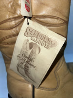 New Women’s Tan  Sanders Cowboy Boots. 3460 6 B. 20-93