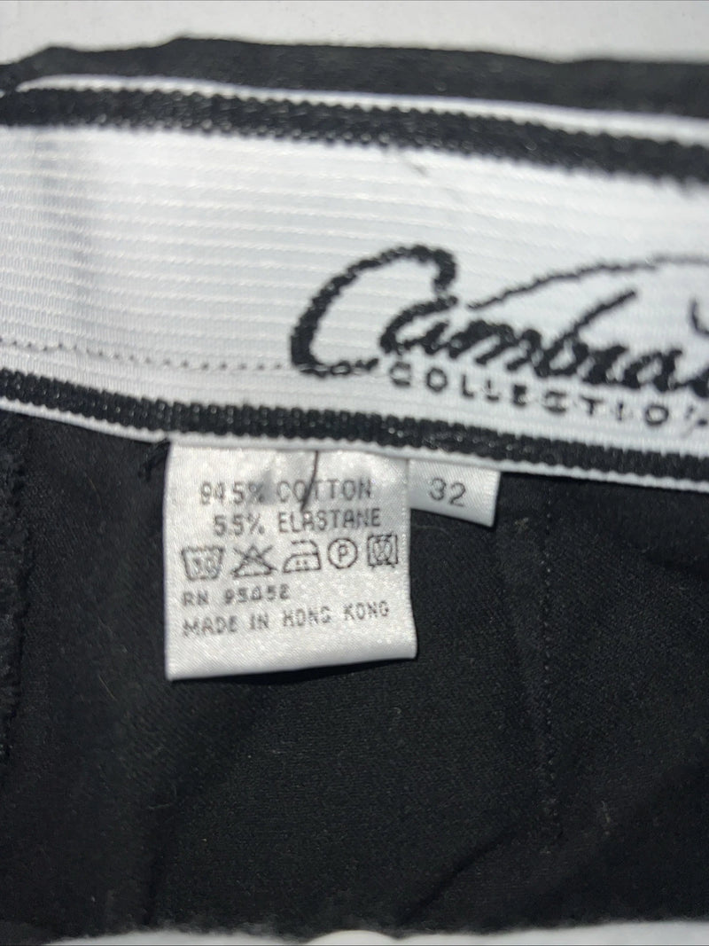 New Women’s Black Cambrai English Riding Breeches. 32 D-66