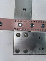 New Pink Genuine Leather Nocona Silver Bling 32” Belt #N1344999 Z-50