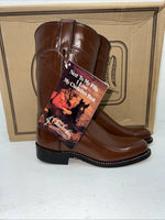 New Women’s Brown J. Chisholm Cowboy Boots. L102 5.5 5 1/2 M. 20-64