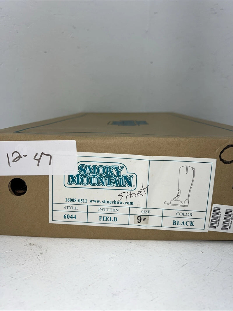 New Women’s Black Smoky Mountain English Riding Boots. 6044 9 W. 12-47
