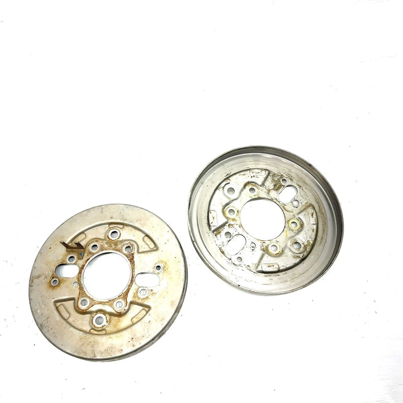 01 Honda ForemanRubicon 500 OEM Front Brake Backing Plate Set 45110-HN5-671 AH95