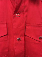 New Boys Western Express Red Long Sleeve Pearl Snap Medium DD-121