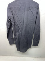 New Women’s Champion Westerns Navy Long Sleeve Button Up Shirt 14.5/33 3B-77