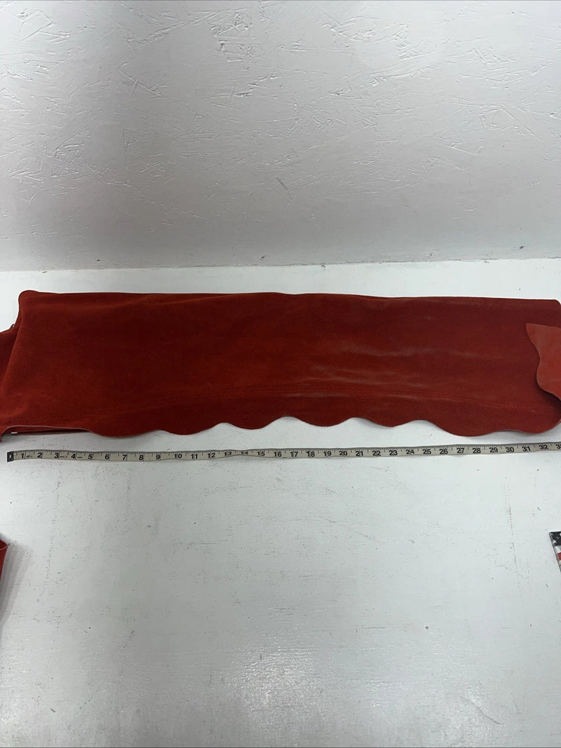 NOS Red Show Chaps Large Adjustable Waist 38” I-63