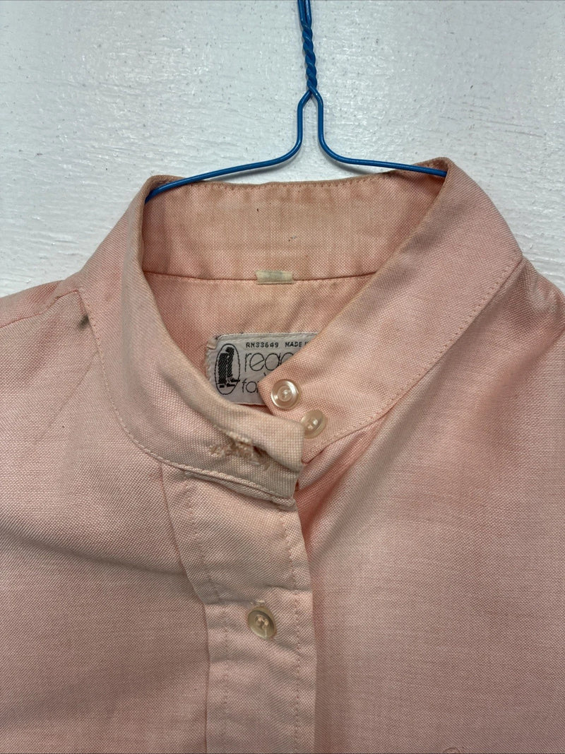 New Women’s Regency4 Pink Short Sleeve Button Up Size 30 YY-8