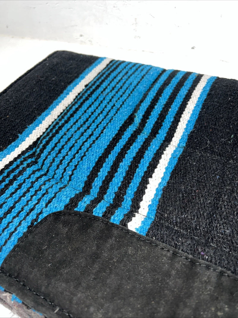 New Tough 1 Blue Black Felt Drover Saddle Pad 32x32 #31-650 Pad-16 