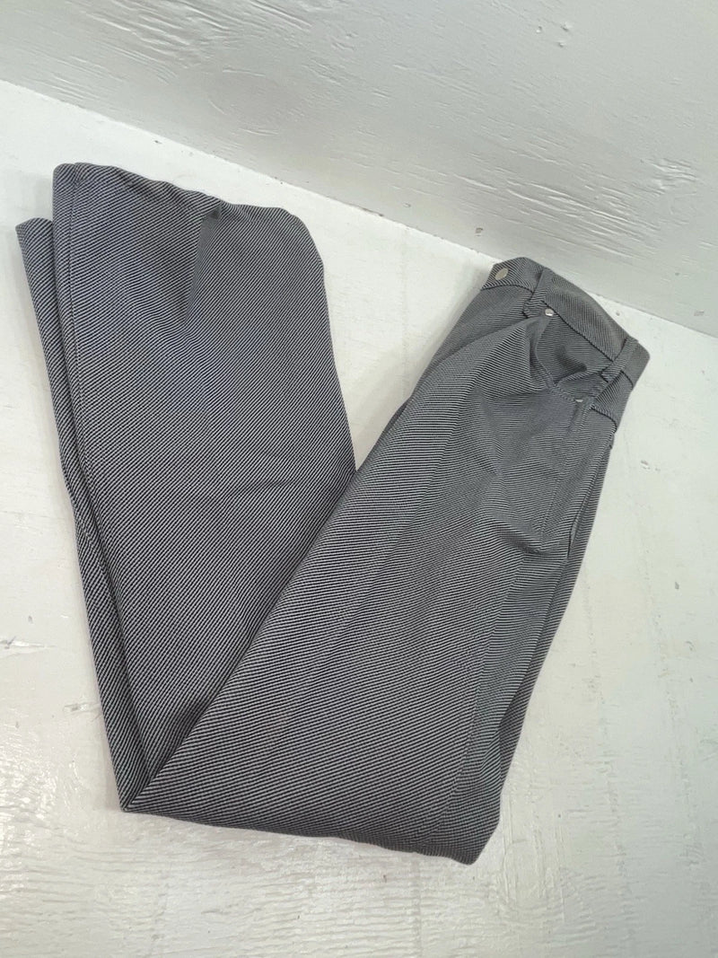 New Vintage Black Speckled Miller Polyester Pants #2624 3A-47