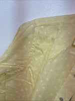 New Women’s Tem Tex Yellow Long Sleeve Pearl Snap Size 12 KK-22