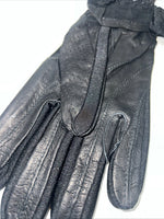 New Millers Black Leather Good Hands Riding Gloves #1247 Q-503