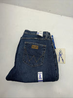 New Women’s Wrangler Mid Rise Regular Fit Denim Jeans. 13/14x36 L-13