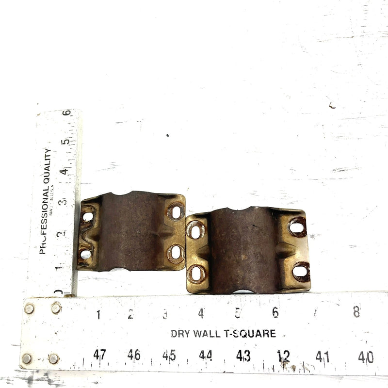 2004 John Deere Trail Buck 650 EXT OEM Exhaust Shield Clamp Pair 707600165 AJ1.1
