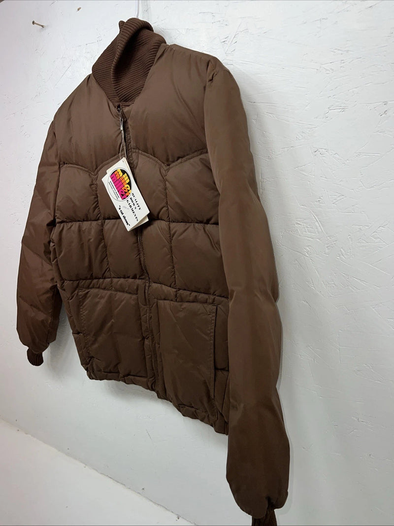 New Miller Brown Women’s Puffer Jacket Small RR-4